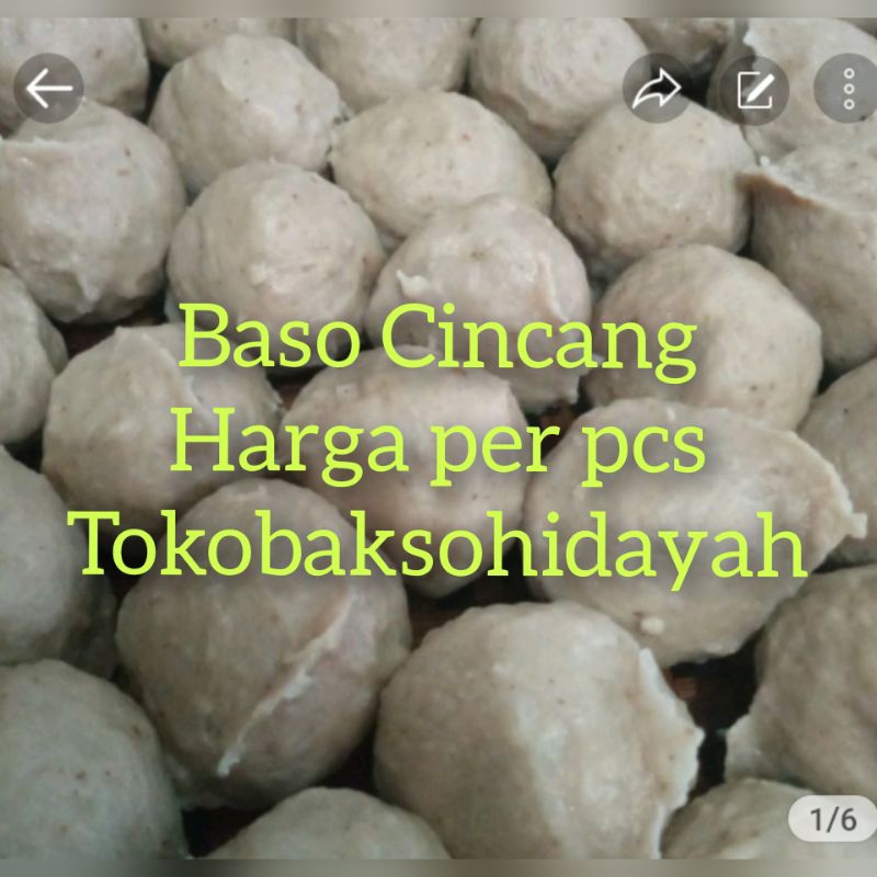 

Baso Isi Cincang//Satuan