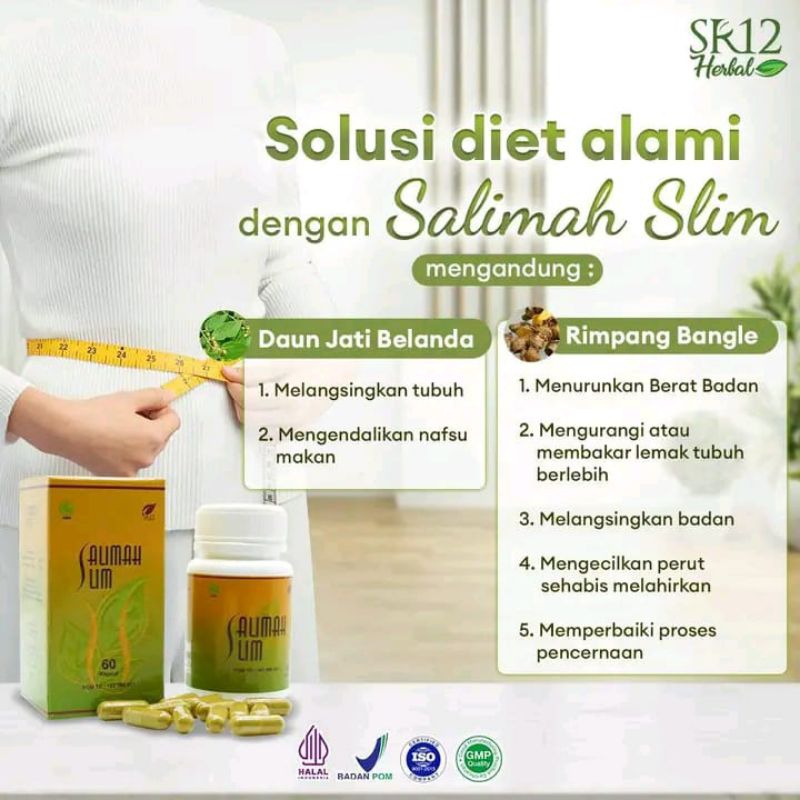 Salimah slim/Salimah slim sr12/diet herbal/obat herbal/obat diet/solusi diet