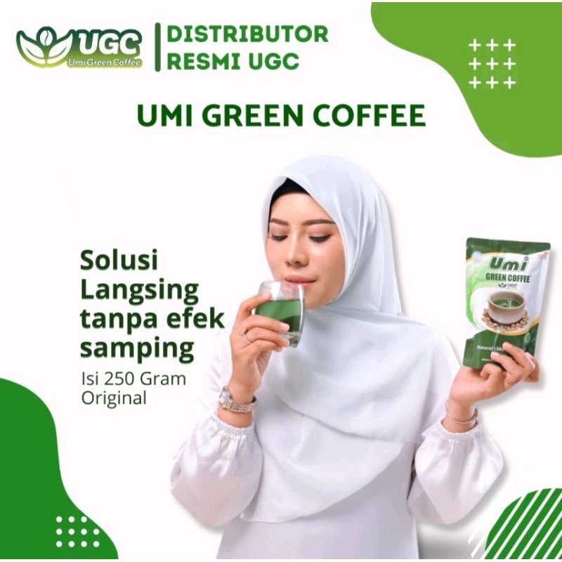 

Umi Green Coffee (UGC) pelangsing cepat tanpa efek samping 250 gram 100% ORI❤