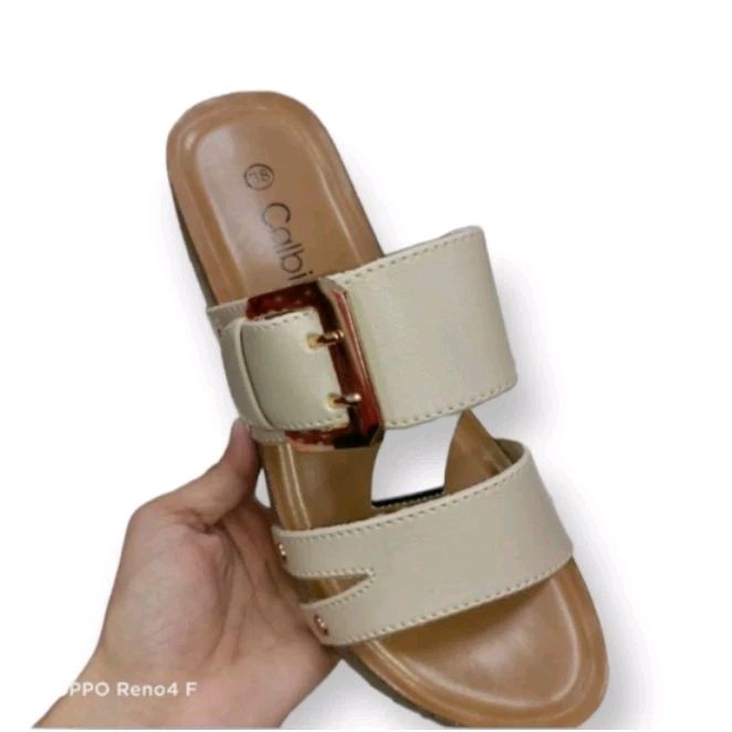 Calbi | sendal wanita | sendal wedges |  premium