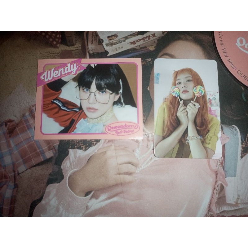 pc seulgi lolipop + wendy id card queendom