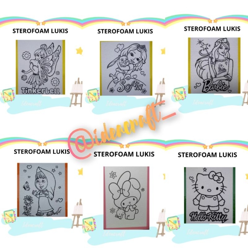 

STYROFOAM LUKIS / MEWARNAI TERMURAH BERKUALITAS