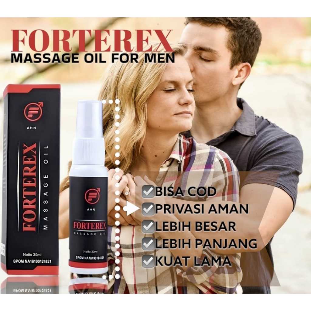 TERLARIS..!! AHN FORTEREX 100% ORIGINAL PRODUK PERAWATAN KHUSUS PRIA TERDAFTAR RESMI DI BPOM BISA BA