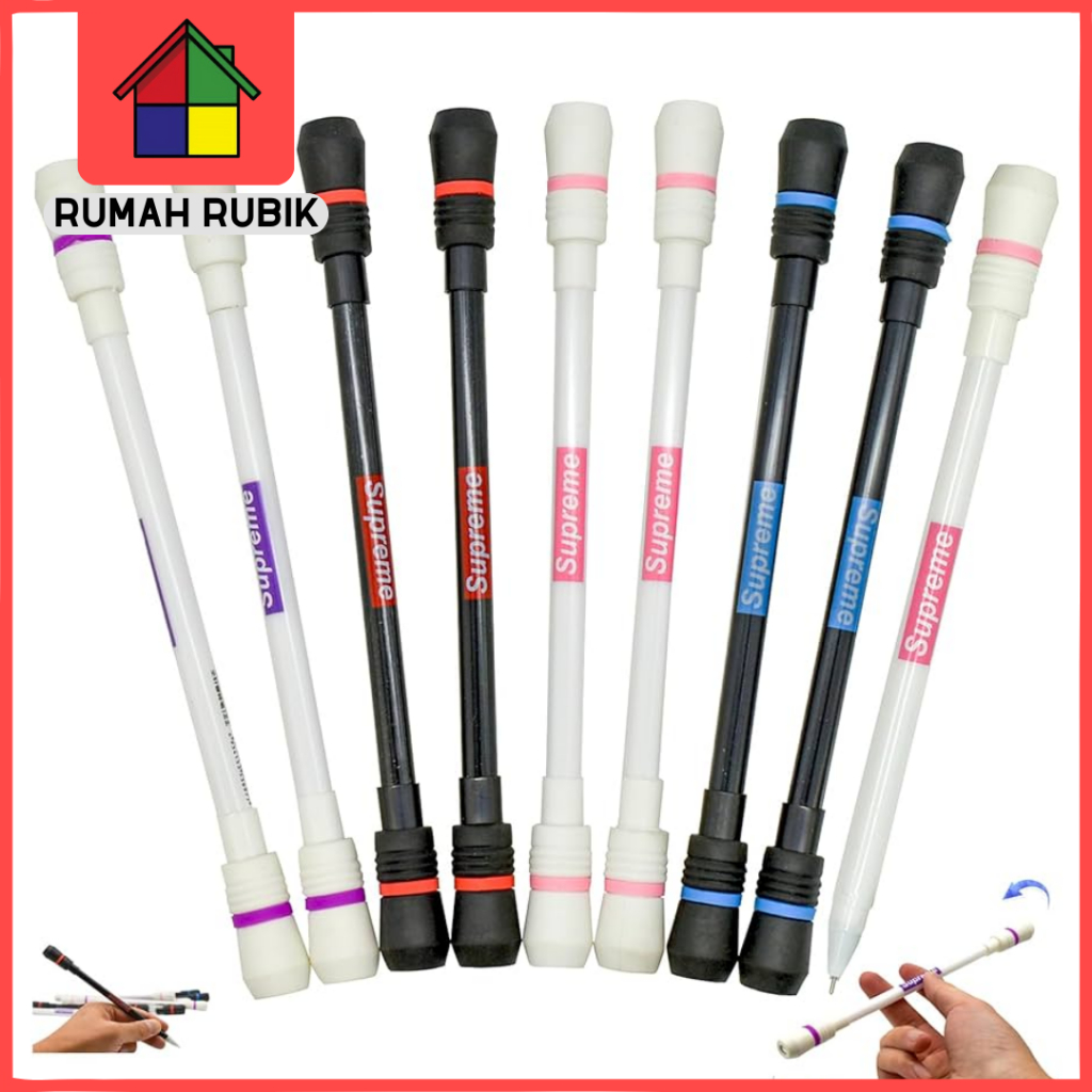 

Mainan Pulpen Spinning Pen Pemula Fidget Toys Warna Anti Stress Toys / Souvenir Hadiah