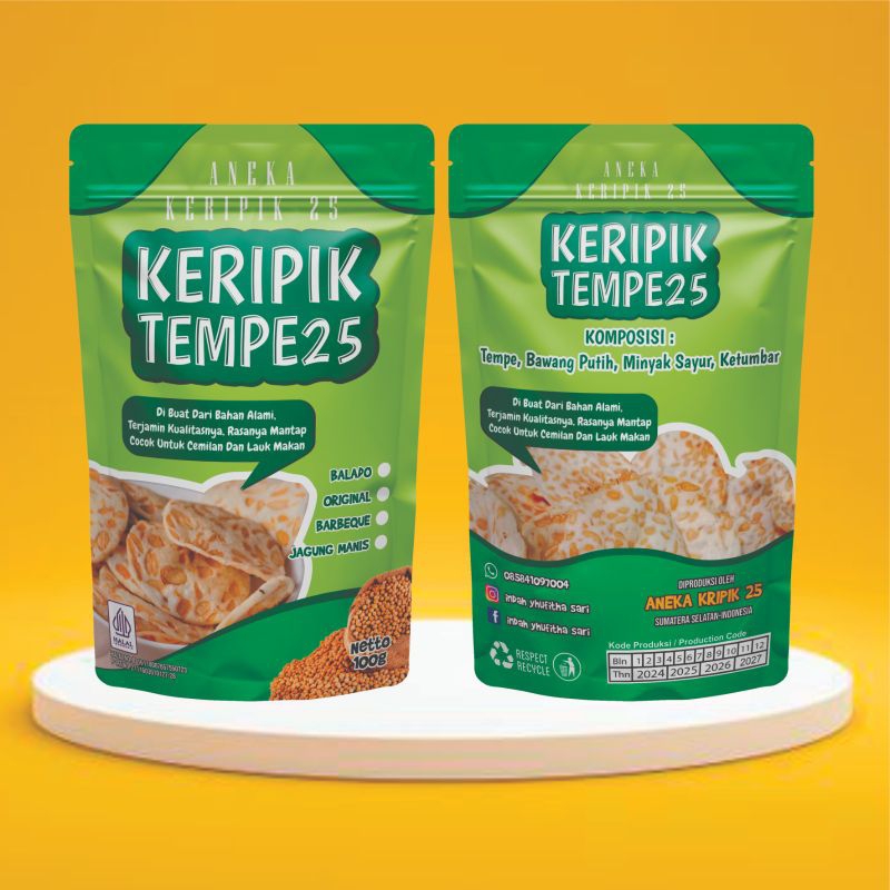 

Aneka keripik 25 Tempe 100gram