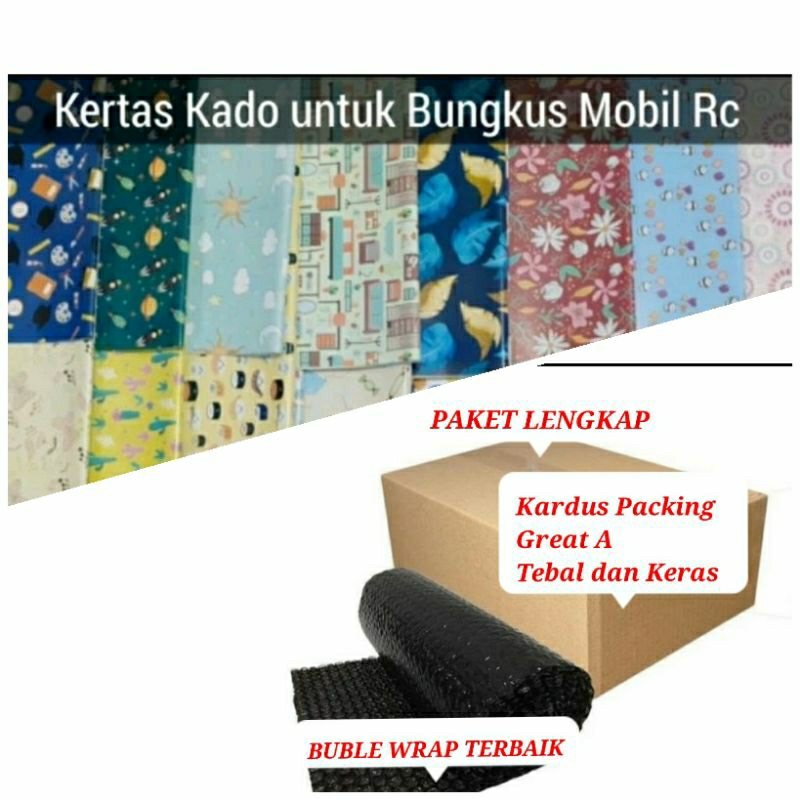 

Kertas Kado dan Buble Wrap Packing Hadiah Ultah dan Serbaguna