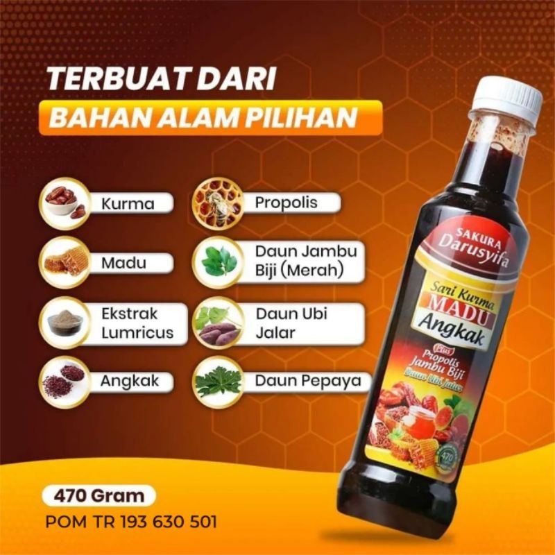 

Sari Kurma Madu Angkak Darusyifa 470gr