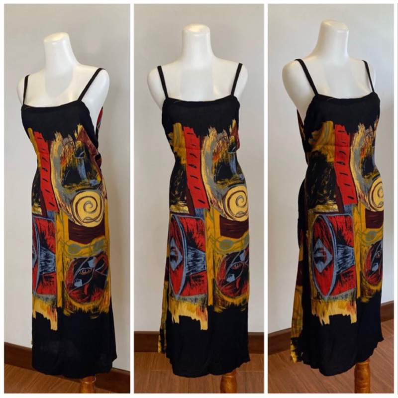 Dress Tanktop Hitam Tali Belakang | Daster Sexy Murah | Rayon Kringkel | Daster Bali