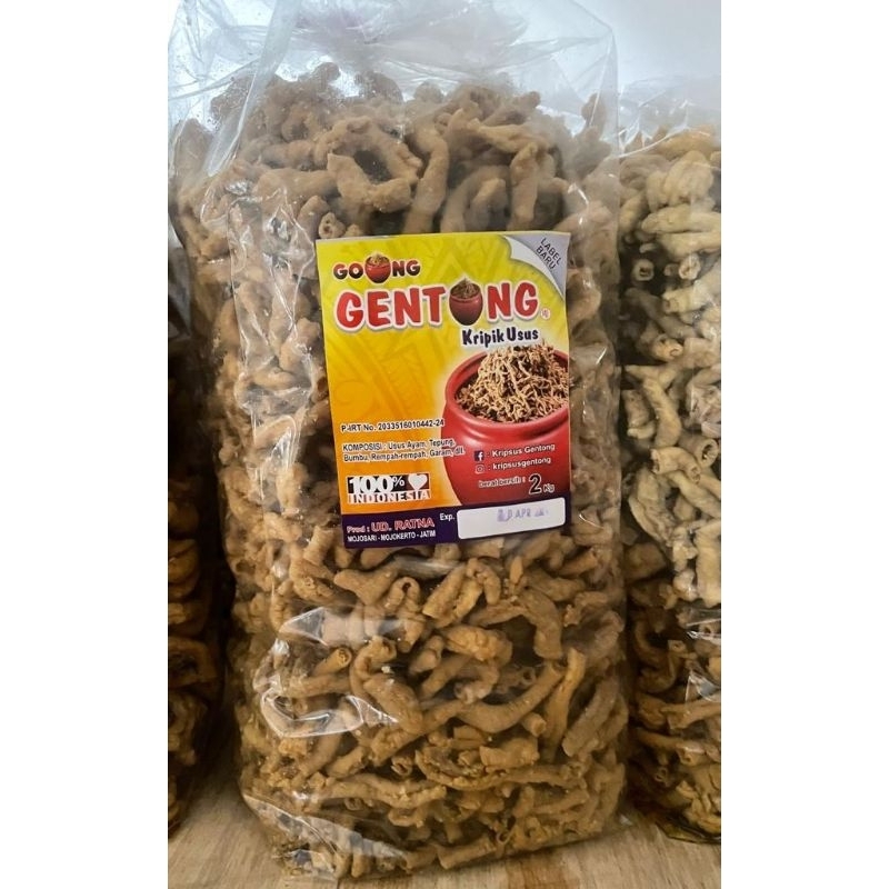 

Usus Gentong Isi 2kg /Keripik Usus