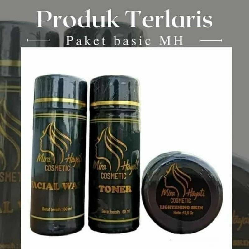 PAKET BASIC MIRA HAYATI SKINCARE ORIGINAL/MIRA HAYATI COSMETIK/MH SKINCARE