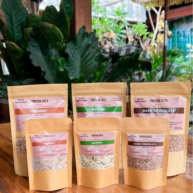 

instan oatmeal overnight chocolate healthy snack protein oats 250gr/500gr/1kg
