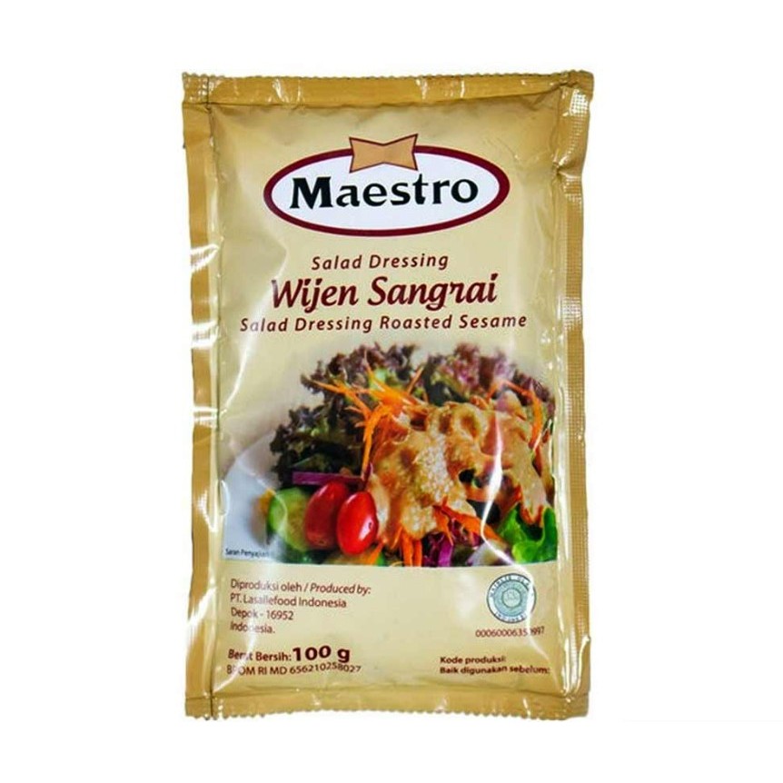 

Maestro Salad Dressing Wijen Sangrai 100 g