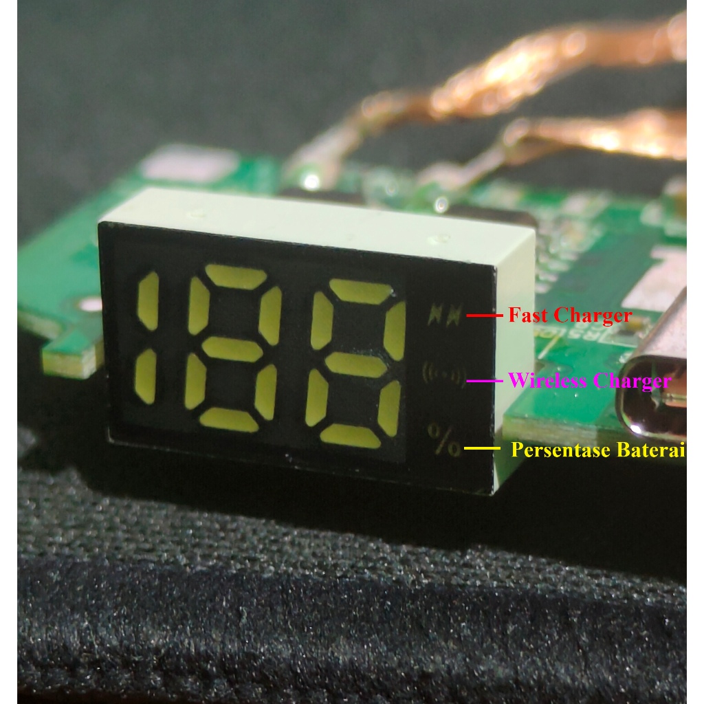 brkh Modul PB LCD Power Bank wireless VOOC Fast Quick charger 22W QC3.0 PD3.0 QC4.0 Qualcomm brkh