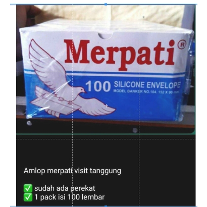 

[1 dus biru] amplop merpati tanggung