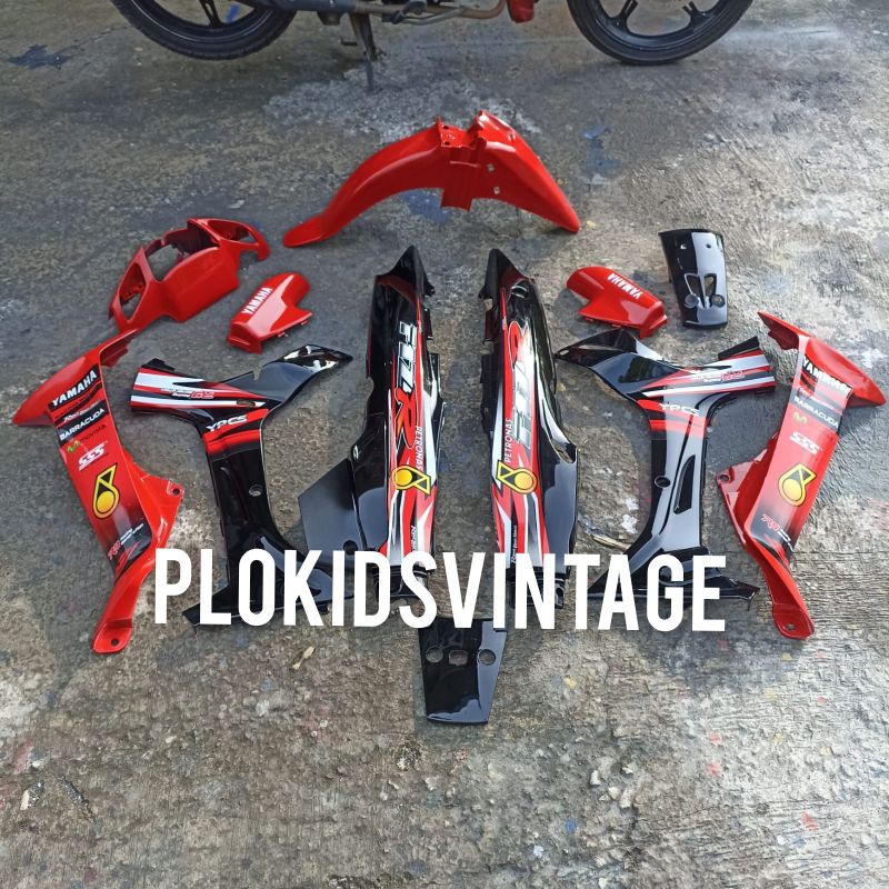 FULL BODY HALUS YAMAHA FIZ R FIZR HITAM MERAH PETRONAS