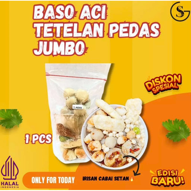 

Baso Aci Tetelan Pedas *JUMBO* Paket Hemat