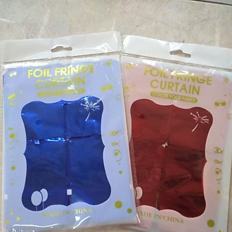Tirai Foil Square / Tirai Kotak /Dekorasi Dinding /Curtain / Backdrop / Tirai