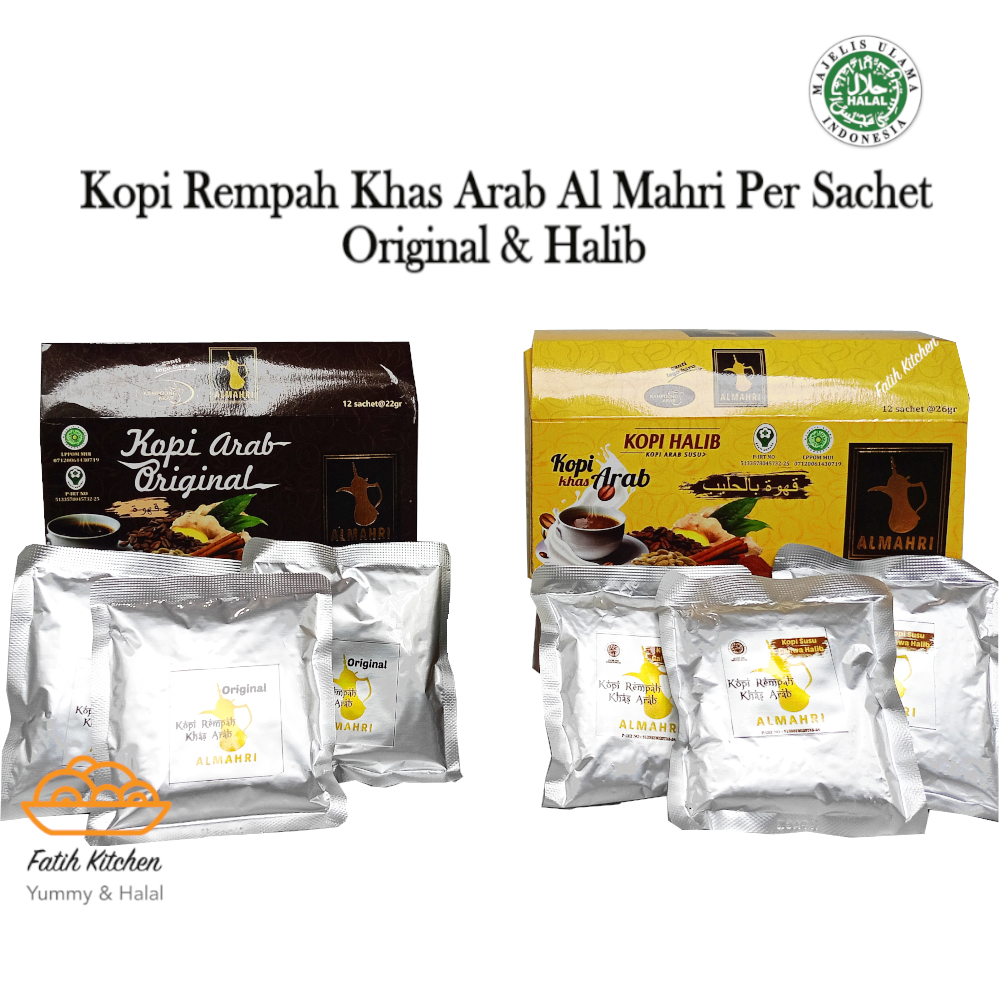 

Al Mahri Kopi Rempah Khas Arab Per 1 Sachet Original/Halib - Gahwa