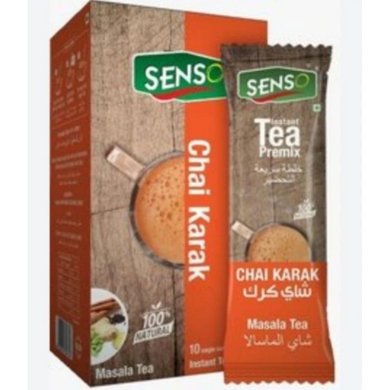

Karak Chai merk Senso isi 8 160gram Teh Masala Minuman Arab dan India