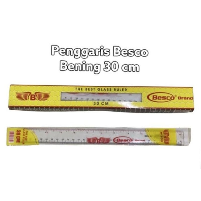 

PENGGARIS 30 CM BESCO / 1PACK ISI 12PCS