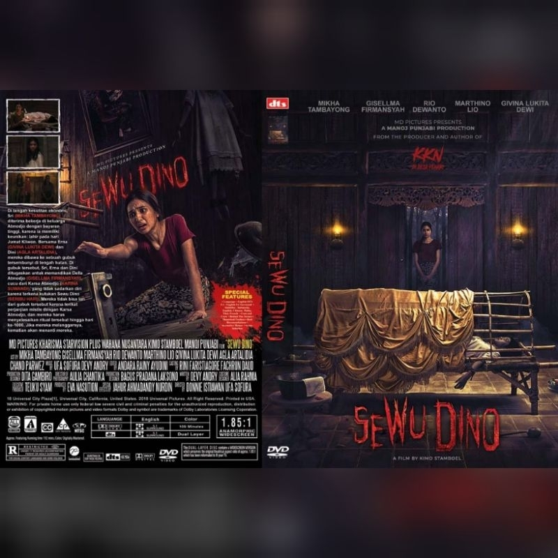 Kaset Film Horror SEWU DINO - 2023 - HD