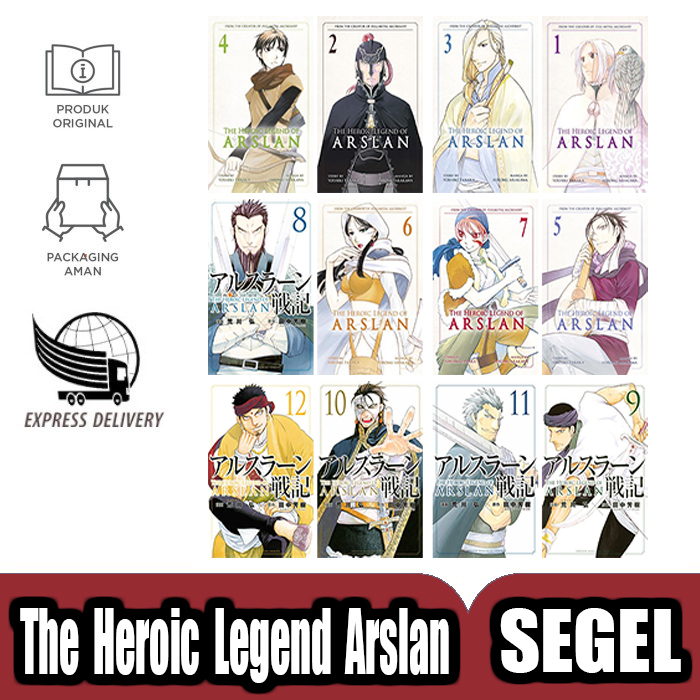 Komik The Heroic Legend of Arslan Baru Original Segel