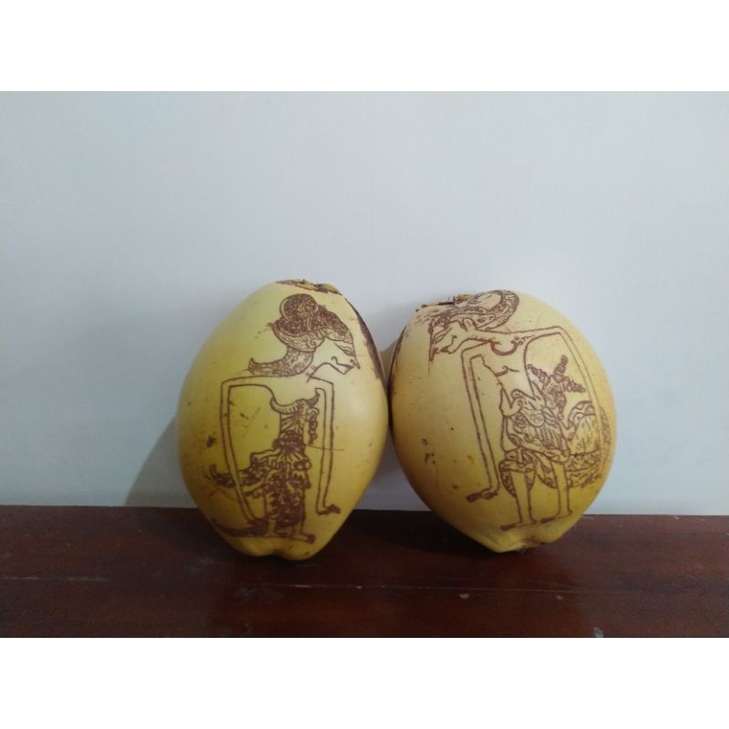 

kelapa gading gambar wayang / kelapa 7 bulanan