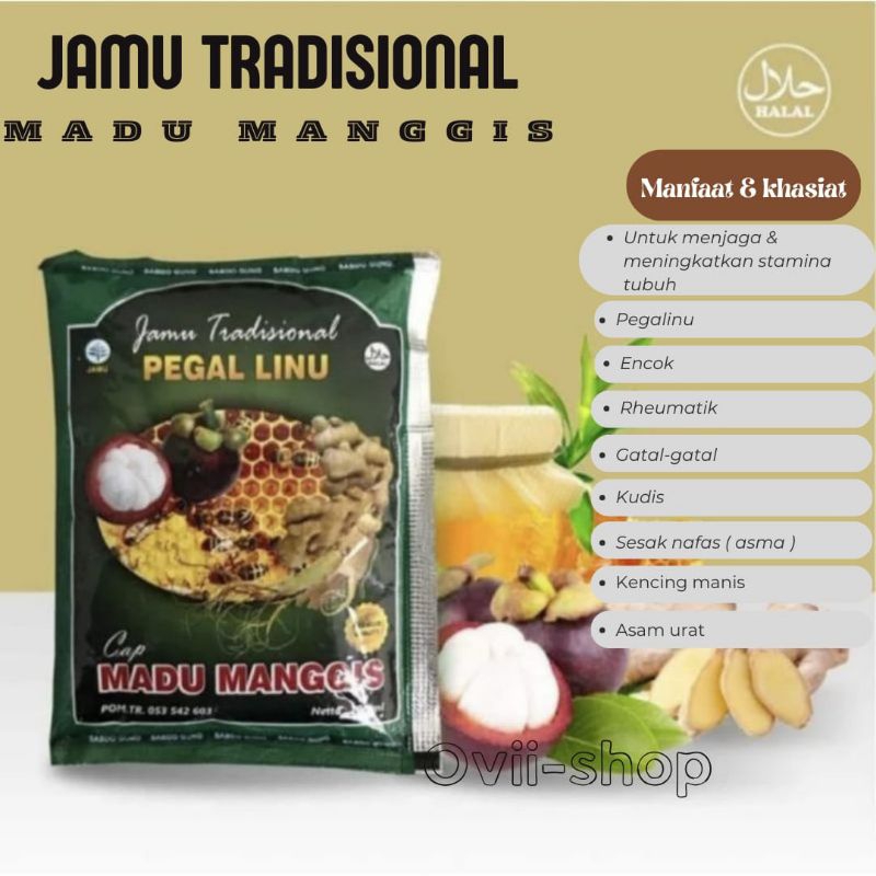 jamu pegalinu cap madu manggis ( 12 pcs )