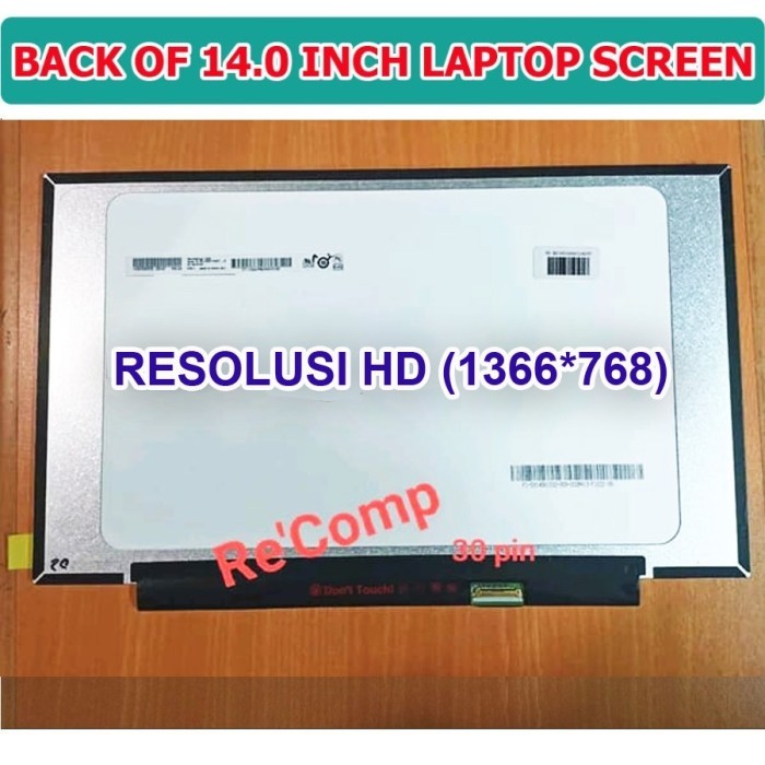 LAYAR LED LCD HP 14S-DQ3110TU 14s-DQ2052TU 14s-DQ2054TU 14 INCH HD