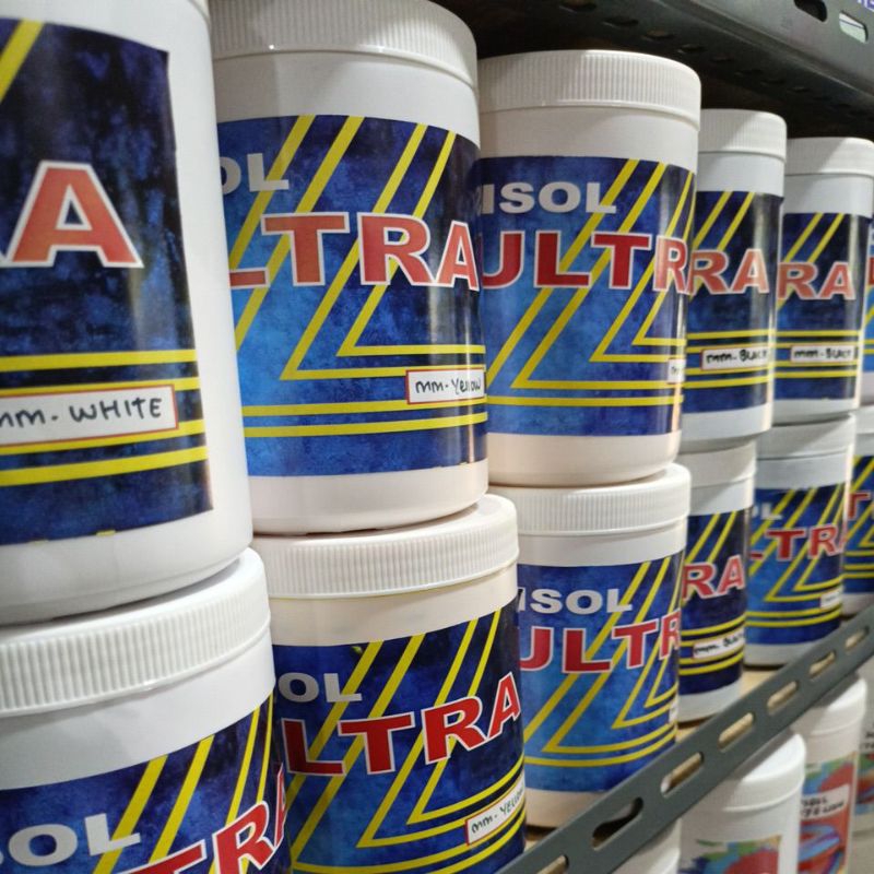 

Tinta Plastisol ULTRA-MM Tinta sablon Distro 1kg dan 500gram