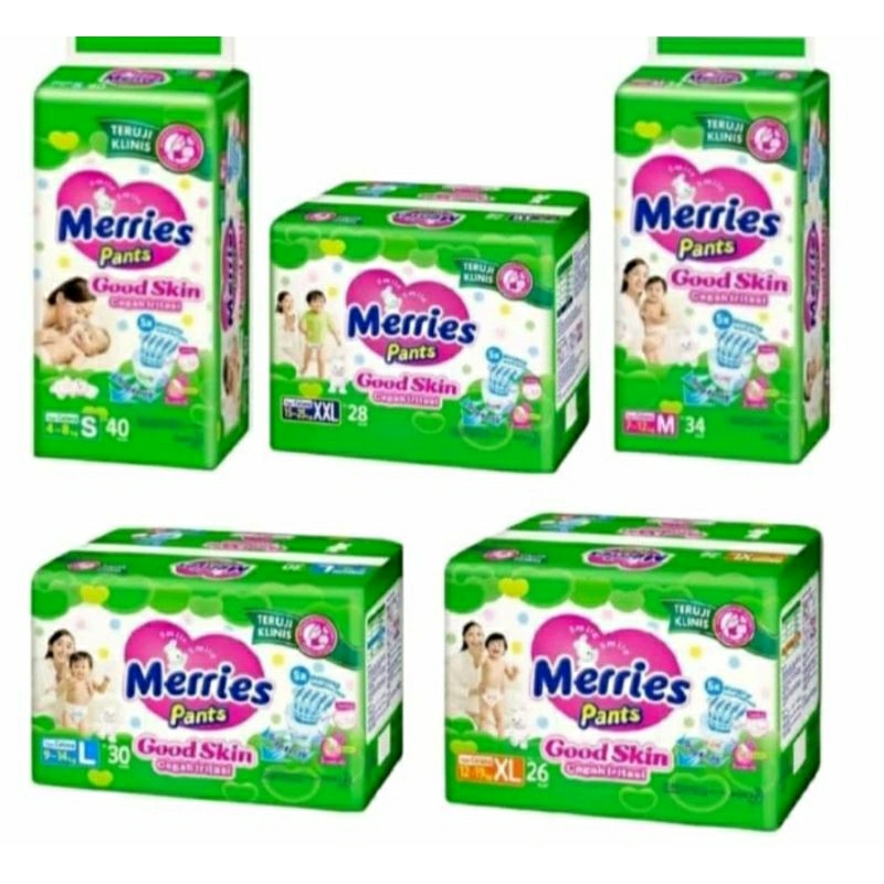 Merries S M L XL XXL