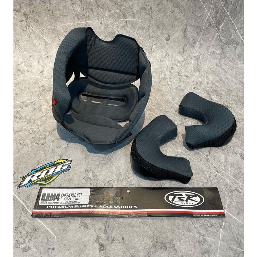CHEEKPAD / BUSA HELM TSR RAM 4