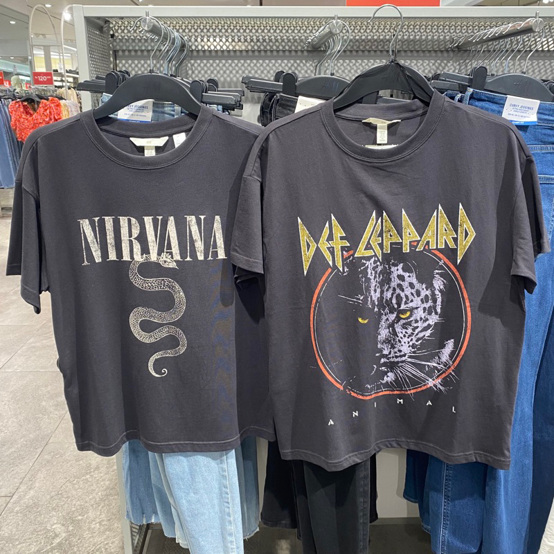 Kaos Nirvana H&M Original Store