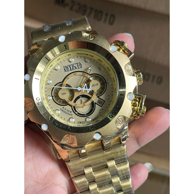 Jam tangan Pria INVICTA VENOM JOKER Quartz, mesin Chronograph