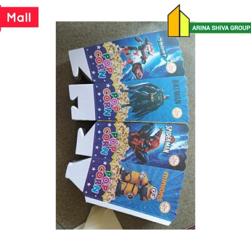 

400 LEMBAR KERTAS POPCORN 12 × 6 BAHAN IVORI PUTIH | BOX KEMASAN POPCORN BERKUALITAS | KARDUS KEMASAN POPCORN UKURAN 12 × 6 PRODUK TERBARU | DUS POPCORN 12 × 6 MURAH | TOKO POPCORN OFFICIAL | SHIVACORP 236