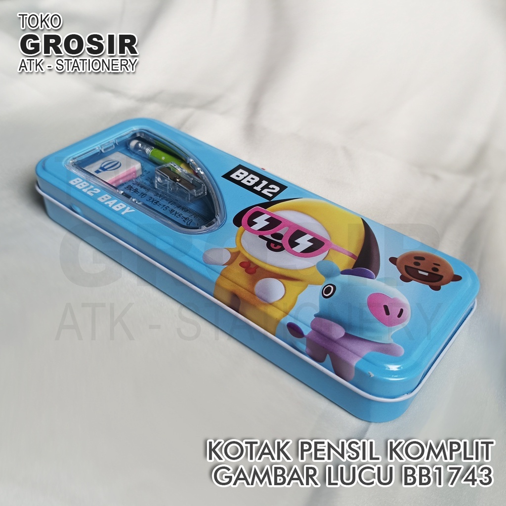 

KOTAK PENSIL KALENG ANTI PENYOK 2 SUSUN / TEMPAT PENSIL KALENG + ISI / TEPAK PENSIL BB12 / BOX PEN BB12 1743