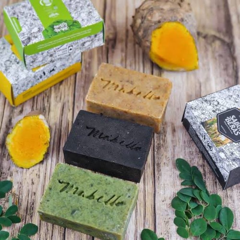 MABELLO Sabun Beras Hitam - Mabello Sabun Wajah - Mabello Sabun Beras Hitam Bugis