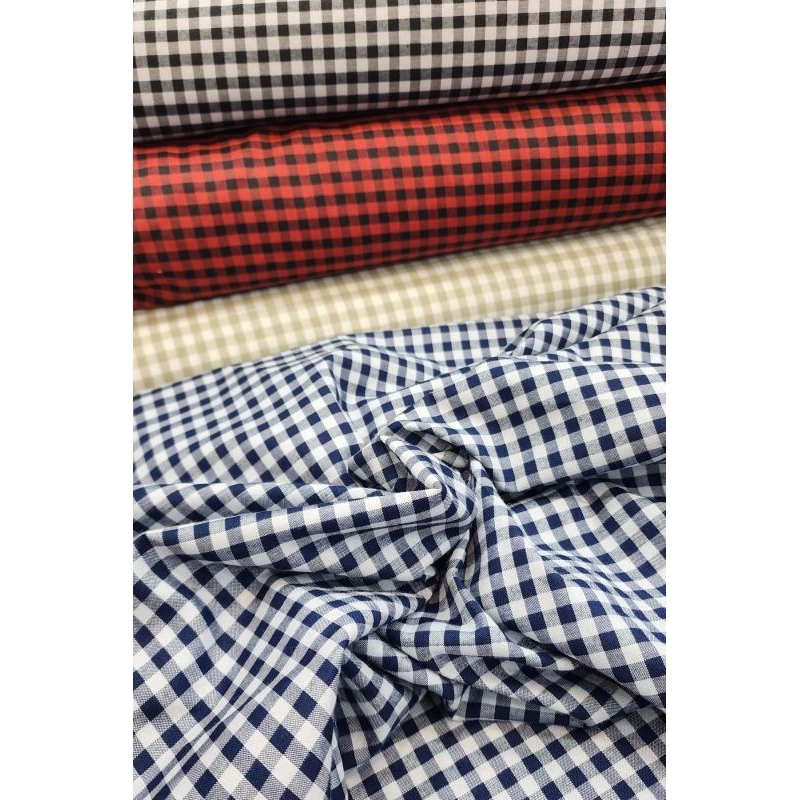 KAIN KATUN JEPANG KOTAK KOTAK