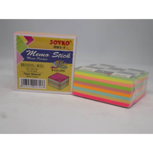 

Memo Stick / Sticky Note / Kertas Memo / Memo Tempel Joyko MMS-4