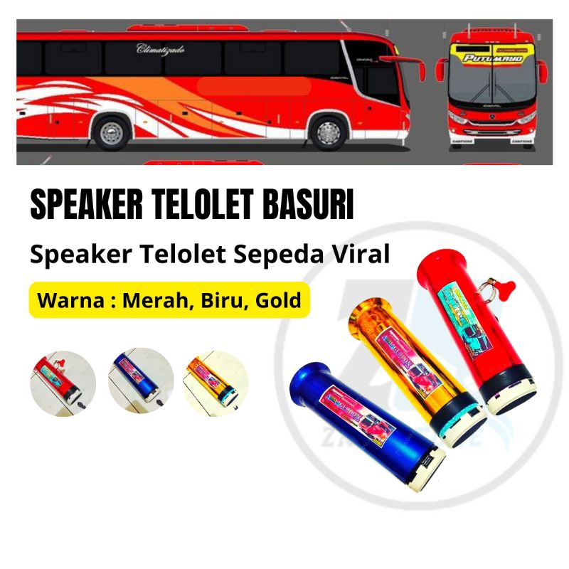 Klakson Bel Terompet Speaker Telolet Basuri Untuk Sepeda Anak Sepedah Motor Listrik Elektrik Mini Bu