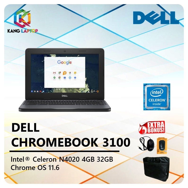 DELL Chromebook 3100 N4020 4GB 32GB OS CHROME Screen 11.6