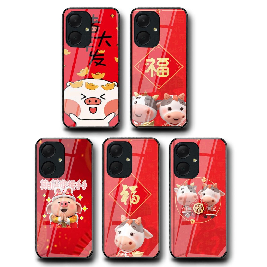 Case Kaca Imlek Samsung A05 A05s - Casing Hp Samsung A05 A05s - Softcase Kaca Glossy Samsung AO5 A05