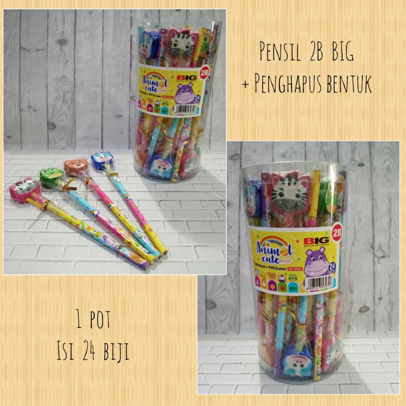 

Pensil BIG Tabung 888 (+ Penghapus)