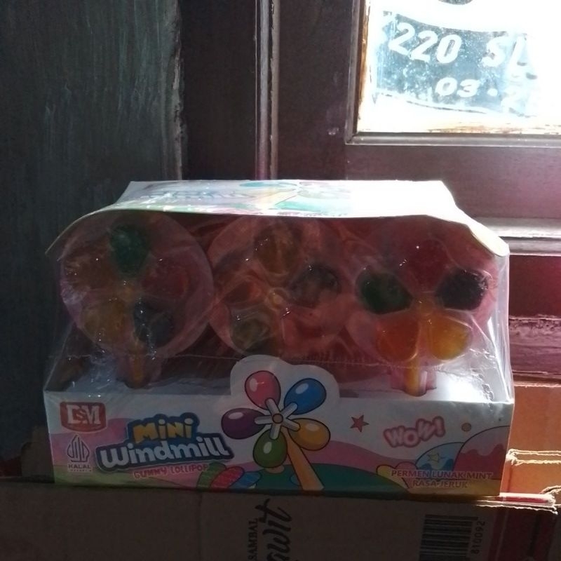 

mini windomill permen jelly kincir lunak