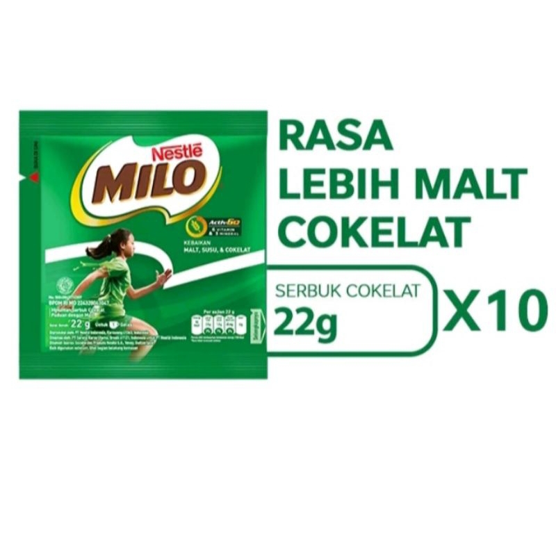 

Milo ACTIV-GO susu coklat 1 renceng isi 10 sachet