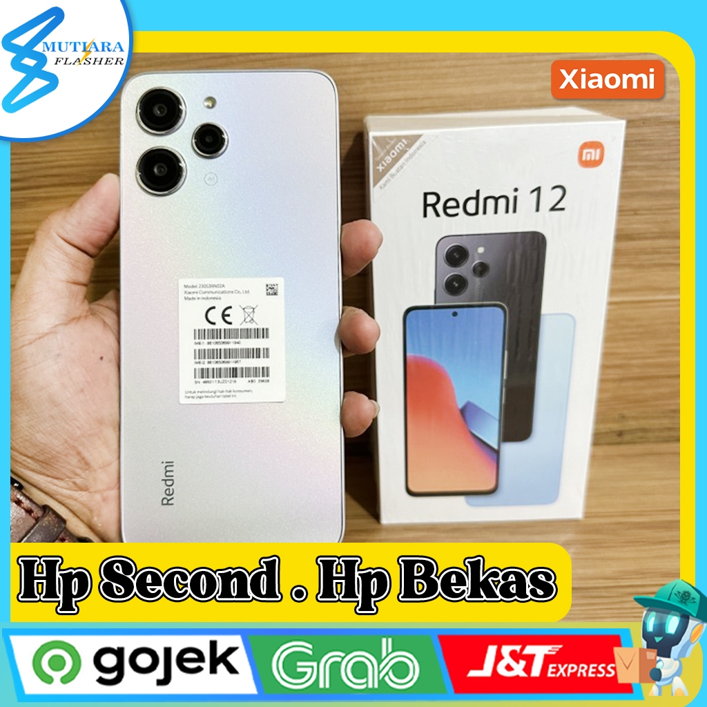 Xiaomi Redmi 12 Ram 8/128GB | Ram 8/256GB Second Original
