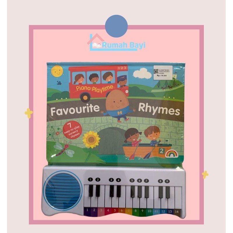 

ALFABETBOOKS PIANO FAVOURITE RHYMES BUKU BELAJAR SI KECIL