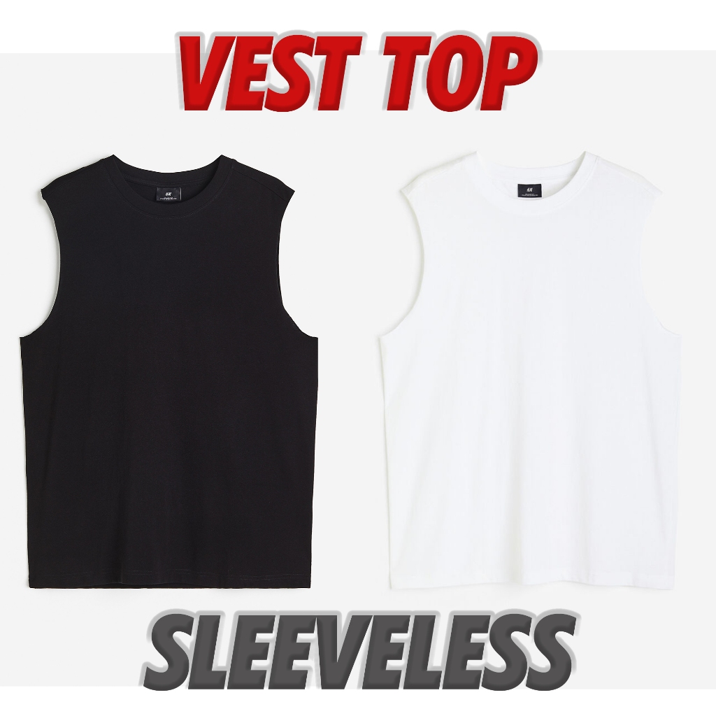 KAOS LEKBONG POLOS / VEST TOP POLOS / KAOS LEKBONG DISTRO PRIA