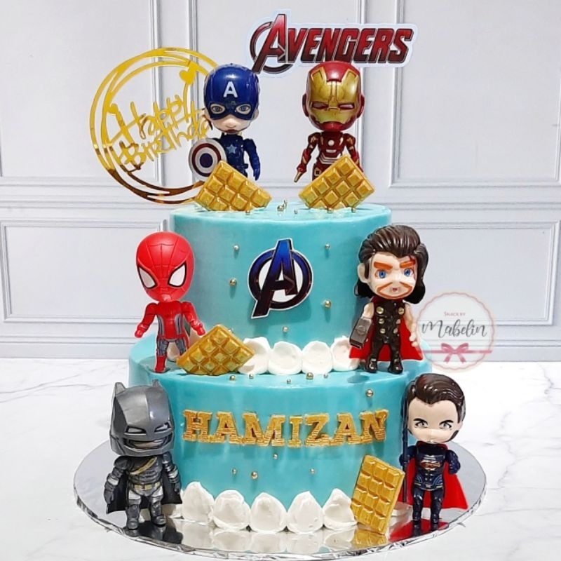 

cake ultah avenger
