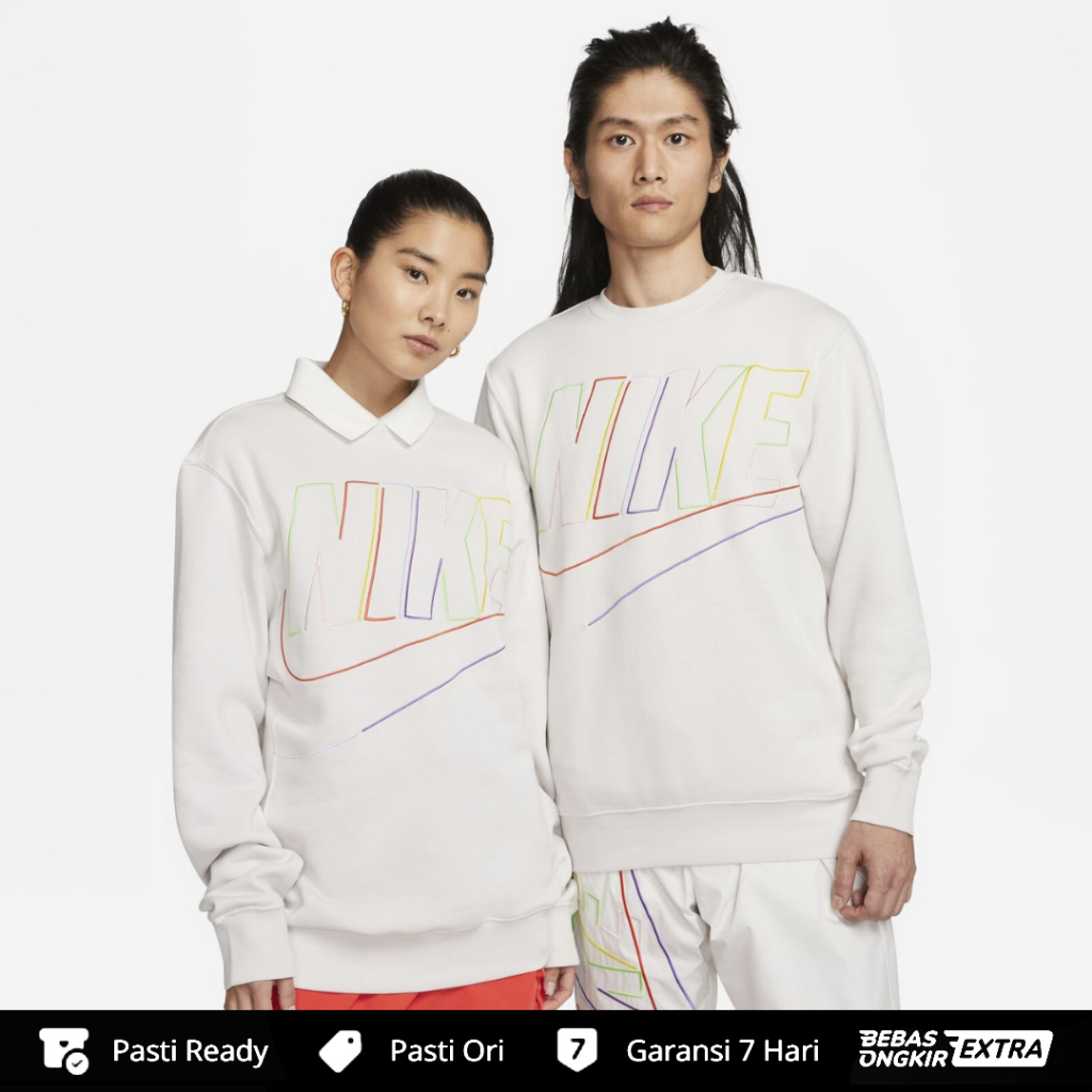 Nike Sweatshirt original Men's Club+ BB MCF Crew - Phantom White